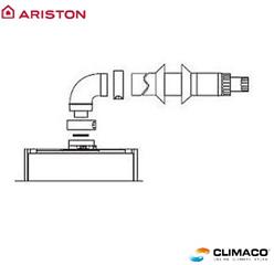 ARISTON - KIT COASSIALE 60/100 per SGA (scaldabagni accumulo)