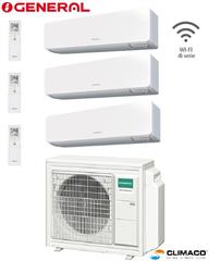 GENERAL - Kit TRIAL PARETE KG 9000+9000+9000 BTU (UE 5,4 KW) WI-FI