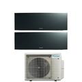 DAIKIN - Kit DUAL PARETE EMURA NERO 7000+9000 BTU (U.E. 4 KW)