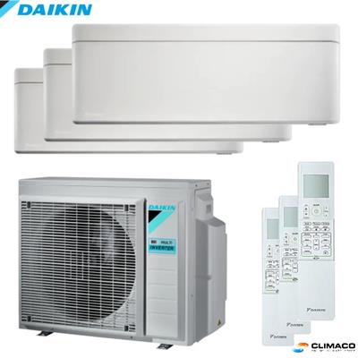 DAIKIN - Kit TRIAL PARETE STYLISH White 7000+7000+9000 BTU (4 KW)