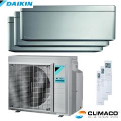 DAIKIN - Kit TRIAL PARETE STYLISH Silver 7000+7000+7000 BTU (4 KW)