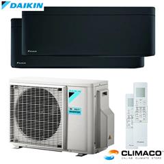 DAIKIN - Kit DUAL PARETE STYLISH Tot Black 7000+7000 BTU (4 KW)