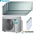 DAIKIN - Kit QUADRI PARETE STYLISH Silver 7000+7000+9000+12000 BTU