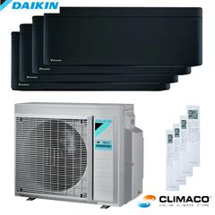 DAIKIN-Kit QUADRI PARETE STYLISH Tot Black 7000+7000+7000+7000 BTU