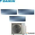 DAIKIN - Kit TRIAL PARETE EMURA Silver 7000+7000+7000 BTU (4KW)