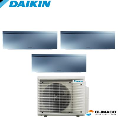 DAIKIN - Kit TRIAL PARETE EMURA Silver 7000+7000+9000 BTU (4KW)