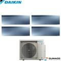 DAIKIN - Kit QUADRI PARETE EMURA Silver 7000+7000+9000+12000 BTU