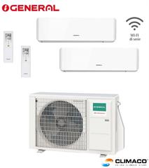 GENERAL - Kit DUAL PARETE KMCG 7000+7000 BTU (U.E. 4 KW) WI-FI