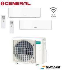 GENERAL - Kit DUAL PARETE KMCG 9000+9000 BTU (U.E. 5 KW) WI-FI