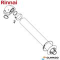 RINNAI - Alluminio - KIT COASSIALE 80/125 per 28 LT C.S.