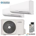 OLIMPIA - Kit DUAL Parete NEXYA 9000+12000 BTU (U.E. 4,00Kw) Wi-Fi